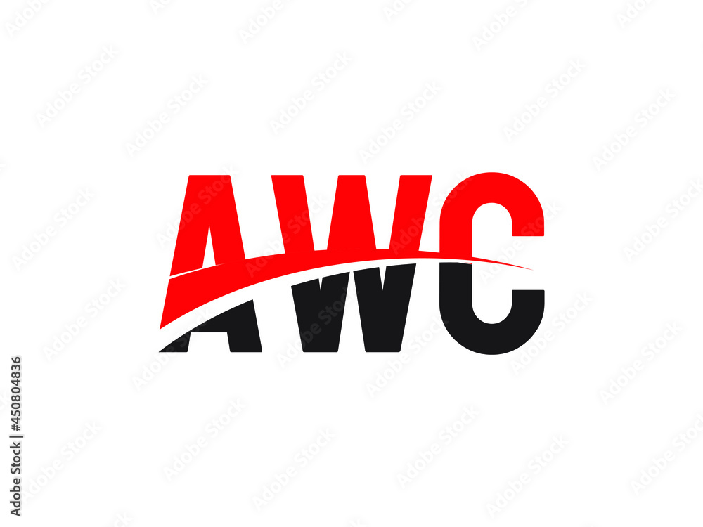 AWC Letter Initial Logo Design Vector Illustration AWC Letter Initial Logo Design Vector Illustration