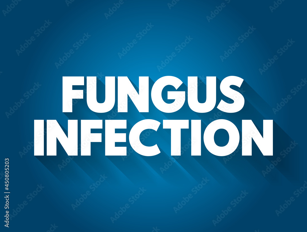 Fungus infection text quote, medical concept background