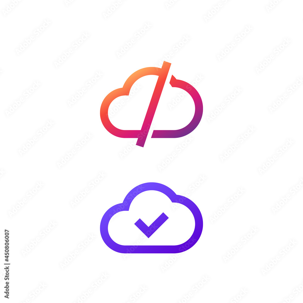 disconnect from server icon with cloud disconnect from server icon with cloud