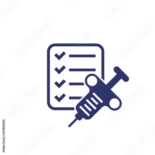 biopsy test icon on white