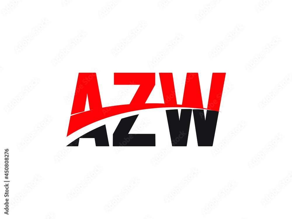 AZW Letter Initial Logo Design Vector Illustration AZW Letter Initial Logo Design Vector Illustration