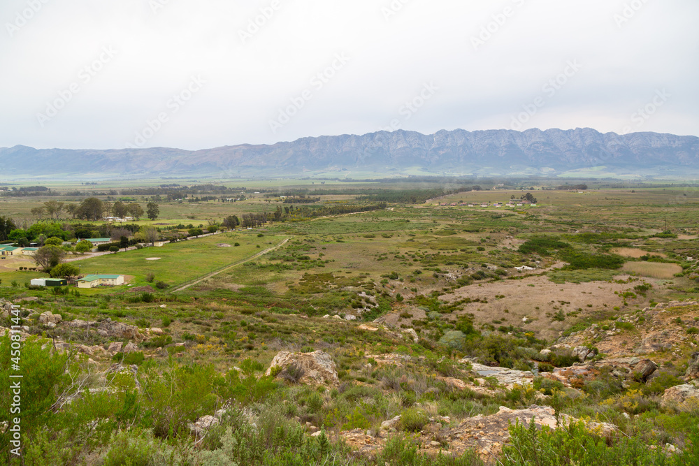 Landscape near Tulbagh in the Western Cape of South Africa