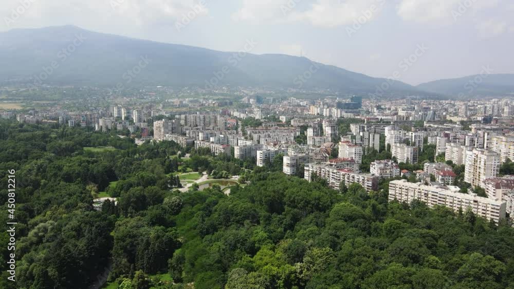 Amazing Aerial view of South Park in city of Sofia, Bulgaria Amazing Aerial view of South Park in city of Sofia, Bulgaria