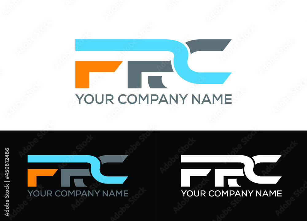 Initial Letter FRC Logo or Icon Design Vector Image Template Initial Letter FRC Logo or Icon Design Vector Image Template