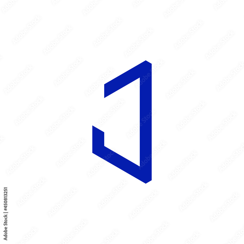 J logo vector illustration. Letter J hexagonal logo isolated on White Background J logo vector illustration. Letter J hexagonal logo isolated on White Background