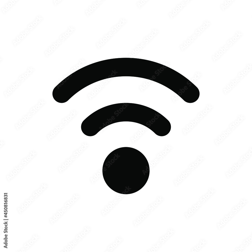 Wifi icon vector graphic illustration Wifi icon vector graphic illustration