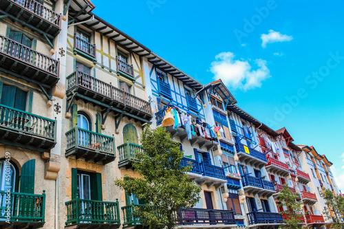 A beautiful village in the province of San Sebastian: Hondarribia, Basque Country, Spain.