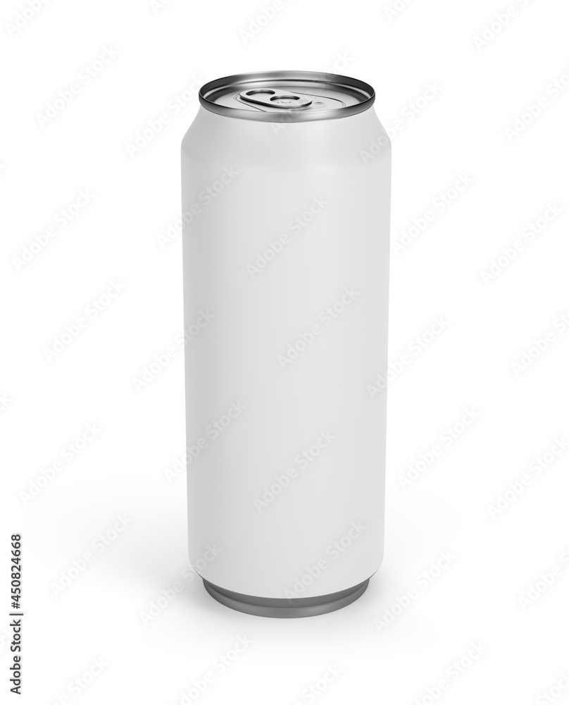 Aluminum 330 ml can for beer or soda isolated on white Aluminum 330 ml can for beer or soda isolated on white