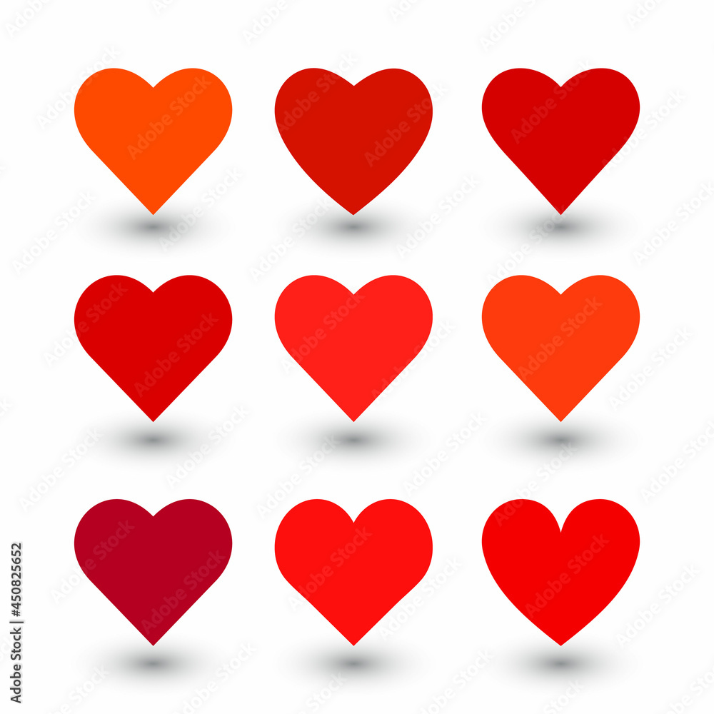 Perfect Love symbol. Heart Icon Vector. Vector illustration