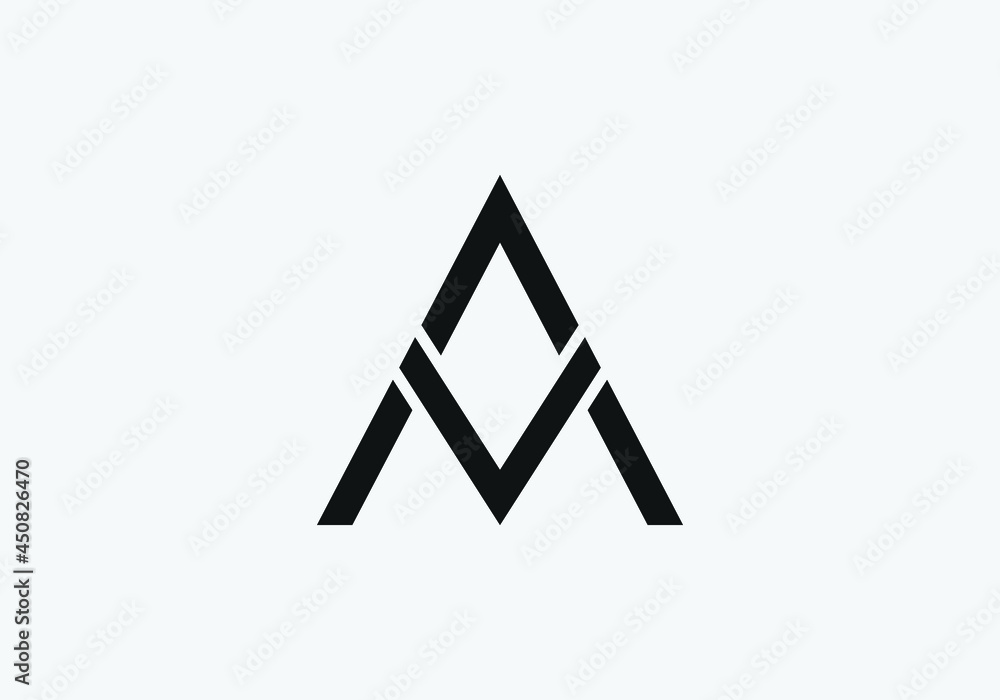 Alphabet letter Av logo icon design Stock Vector | Adobe Stock