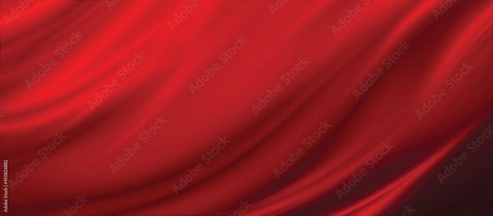 Red fabric texture background 3D illustration Red fabric texture background 3D illustration