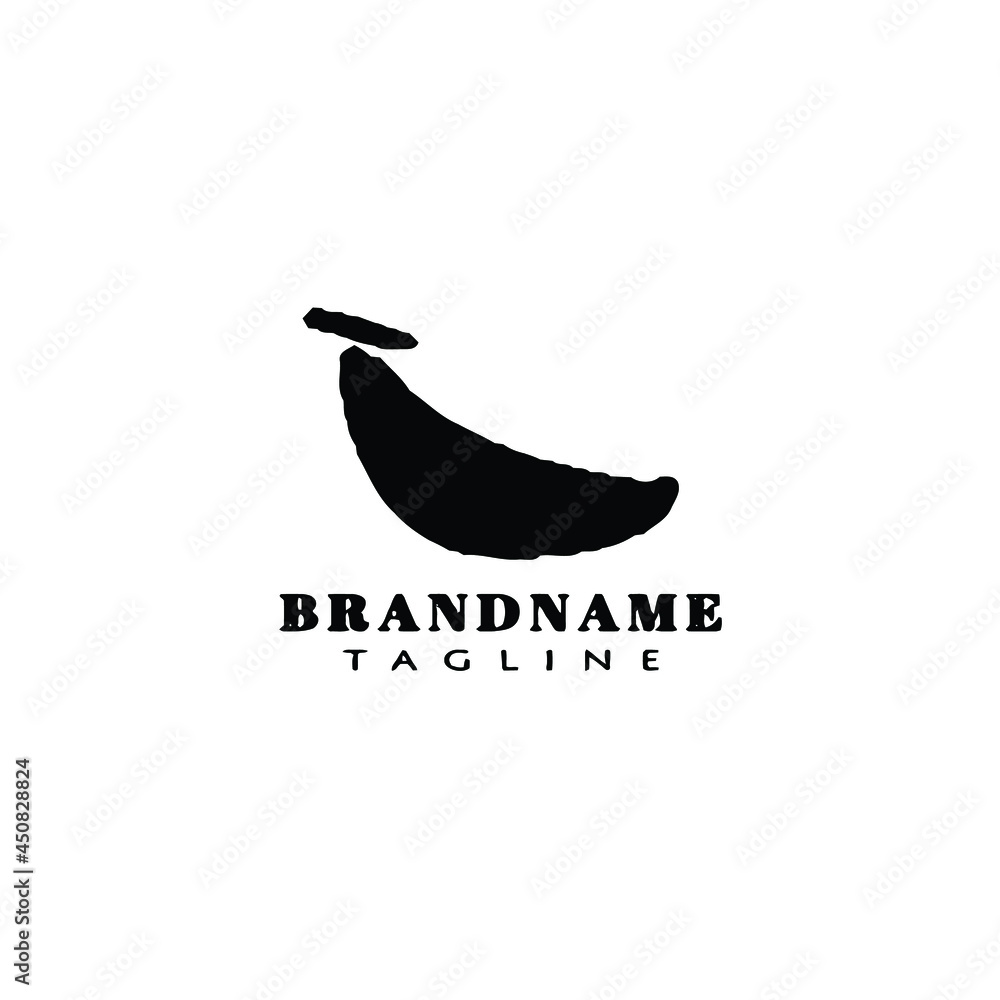 banana fruits logo icon cartoon design template concept vector illustration banana fruits logo icon cartoon design template concept vector illustration