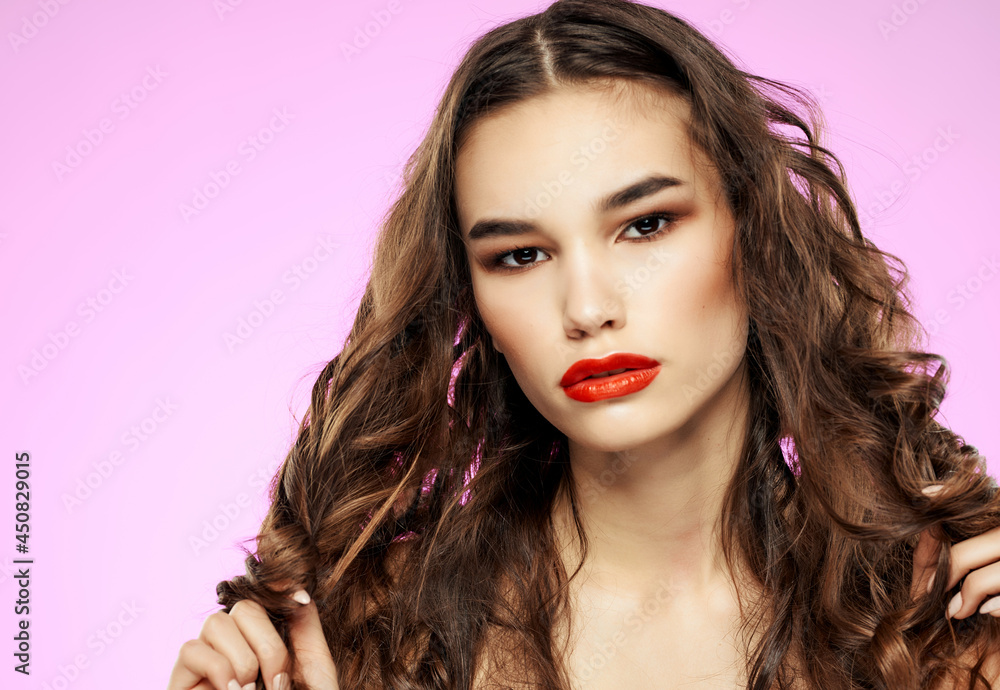 woman cosmetics isolated background passion woman cosmetics isolated background passion