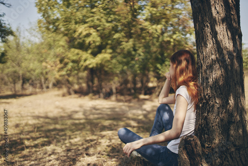 pretty woman rest in the countryside nature Lifestyle summer © SHOTPRIME STUDIO