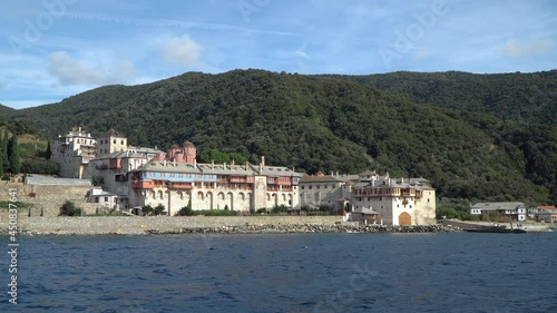 Xenophontos Monastery in mount Athos photo