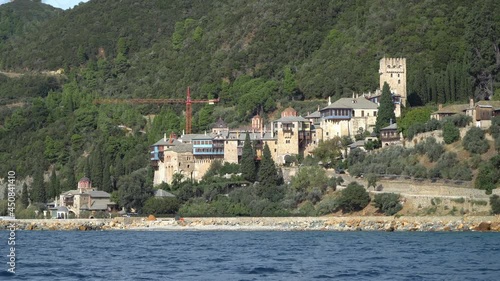 Docheiariou monastery, Mount Athos, Athos, Halkidiki, Greece photo