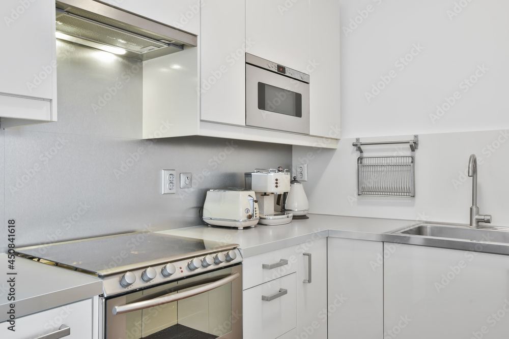 Interior of a beautiful kitchen of an elite house Interior of a beautiful kitchen of an elite house
