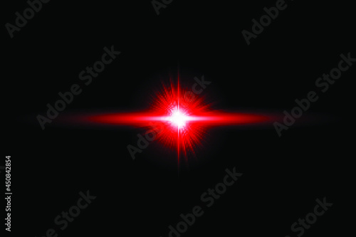 Red Transparent light flare effect background design eps
