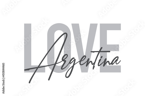 Modern, simple, minimal typographic design of a saying 