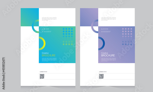 Abstract brochure template, cover design annual report, magazine