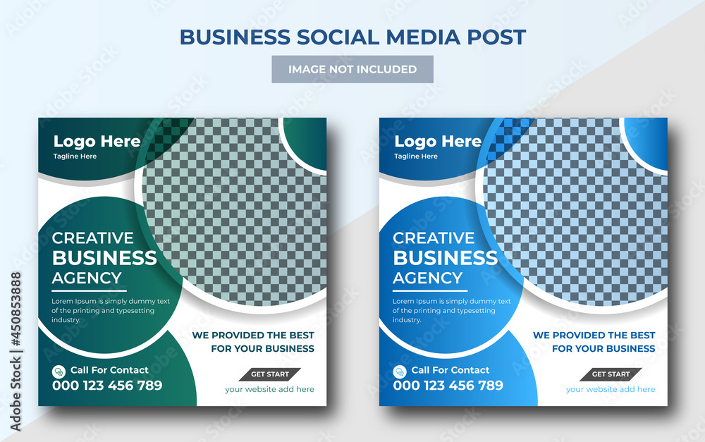 Modern Social square web banner for social media post template design, Facebook Post, Instagram Post template
