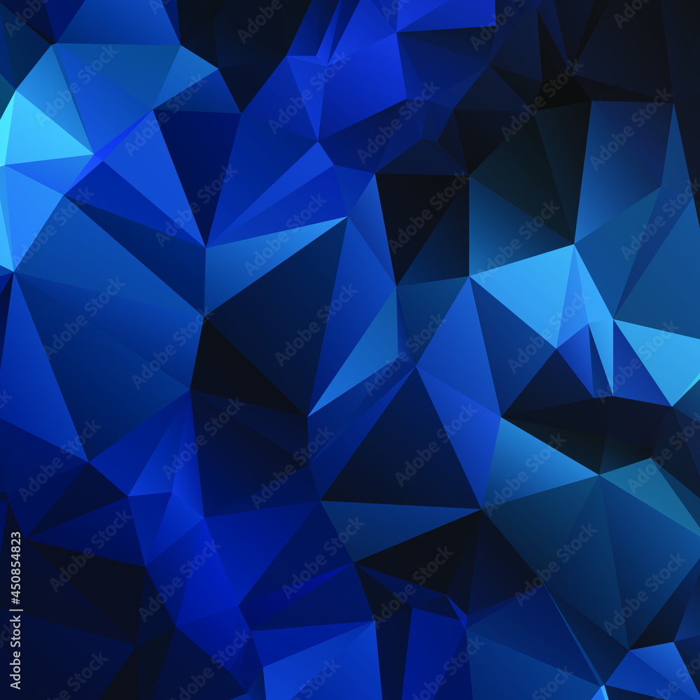 Blue Abstract Color Polygon Background Design, Abstract Geometric Origami Style With Gradient Blue Abstract Color Polygon Background Design, Abstract Geometric Origami Style With Gradient