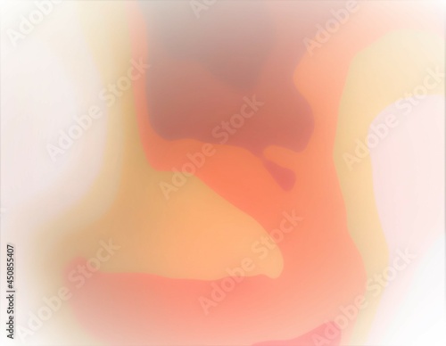 Digital colourful beautiful abstract background artwork. Modern graphic texture design and dreamy shapes flow. Bright multicolour elements and spaces creative bokeh Illustration