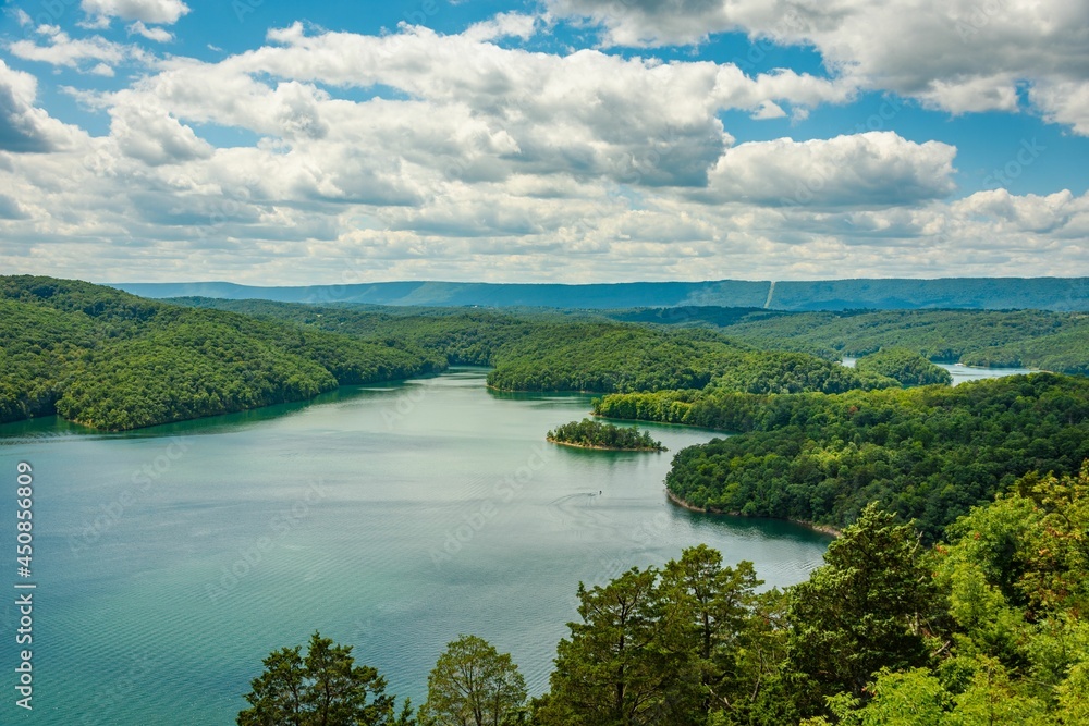 View of Raystown Lake from Hawns Overlook, in Huntington, Pennsylvania View of Raystown Lake from Hawns Overlook, in Huntington, Pennsylvania
