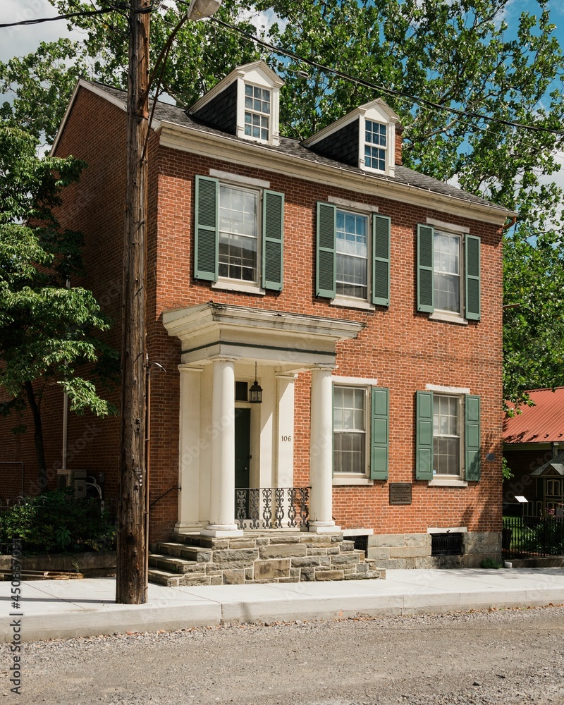 The McMurtrie House Museum, in Huntington, Pennsylvania