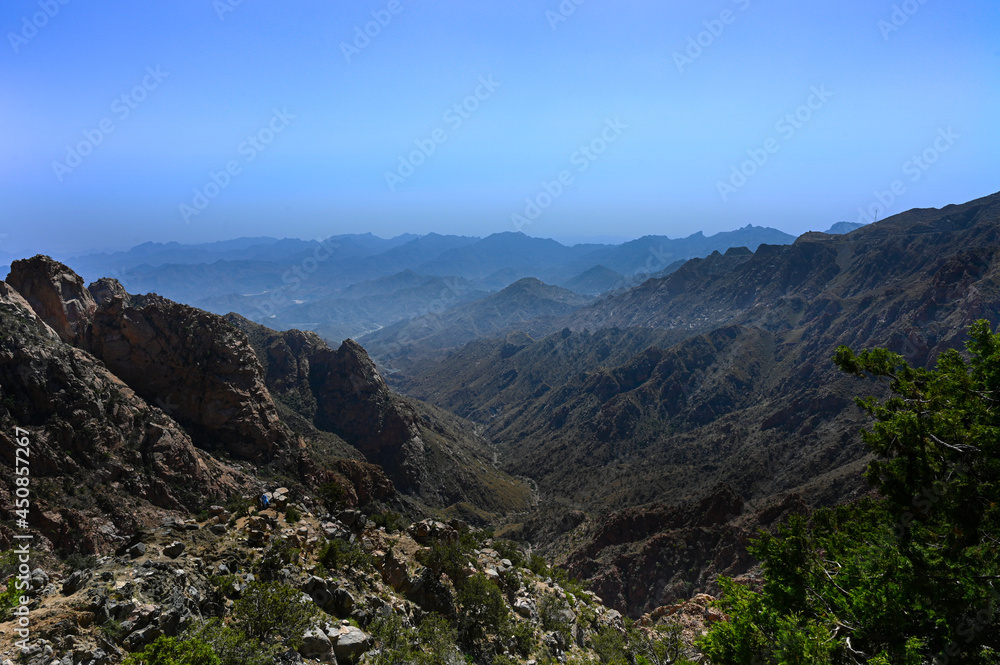 Saudi Arabian landscape with clouds Saudi Arabian landscape with clouds