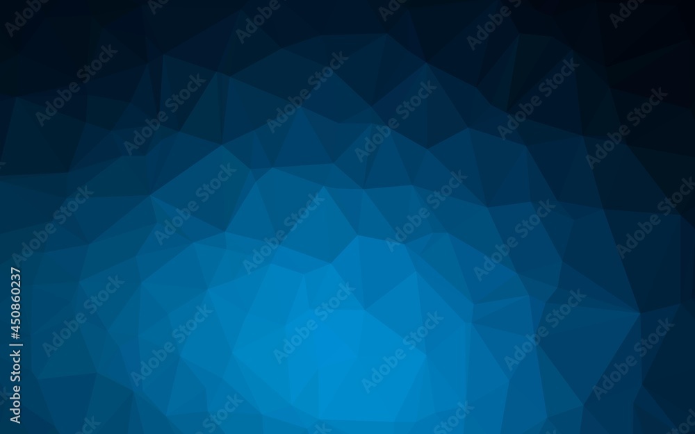 Obraz premium Light BLUE vector abstract mosaic background.