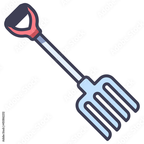 spading fork icon