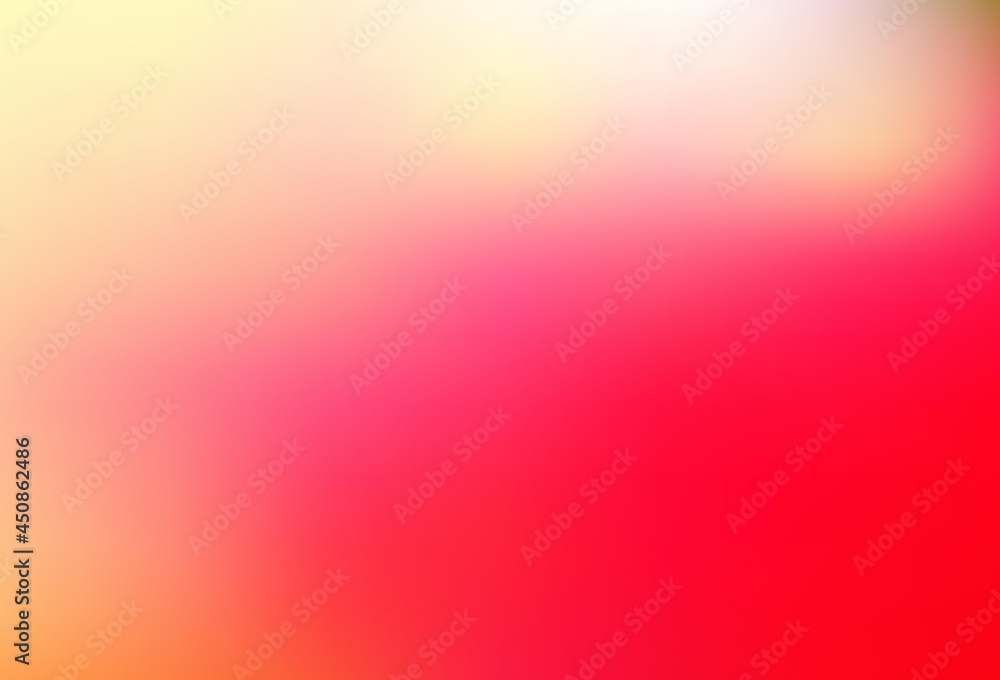 Obraz premium Light Red, Yellow vector blur pattern.