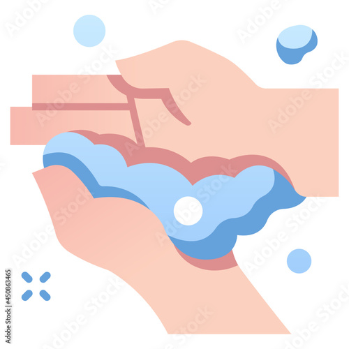 soap wash hand icon