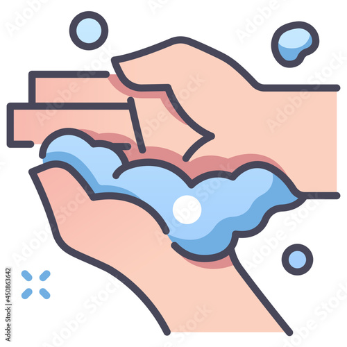 soap wash hand icon