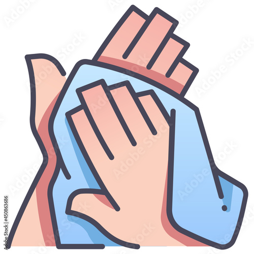 hand towel icon