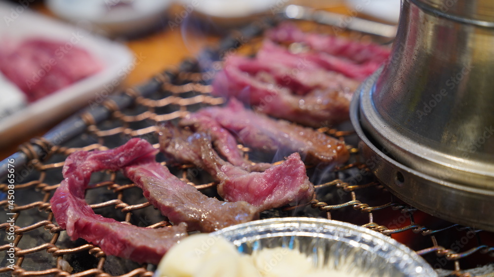 Korean beef Beef at the livestock market in Majang-dong, Seoul, Korea ...
