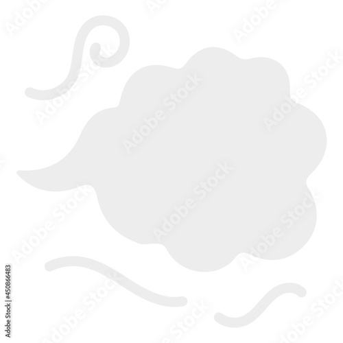 Windstorm icon, editable vector