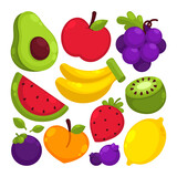 Flat Fruit Collection_1