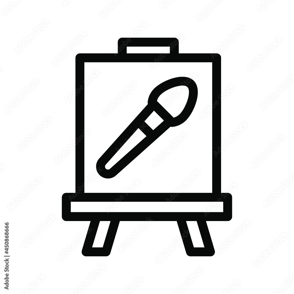 canvas paint icon illustration vector graphic canvas paint icon illustration vector graphic