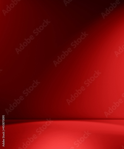 Beams of spotlight on a red background