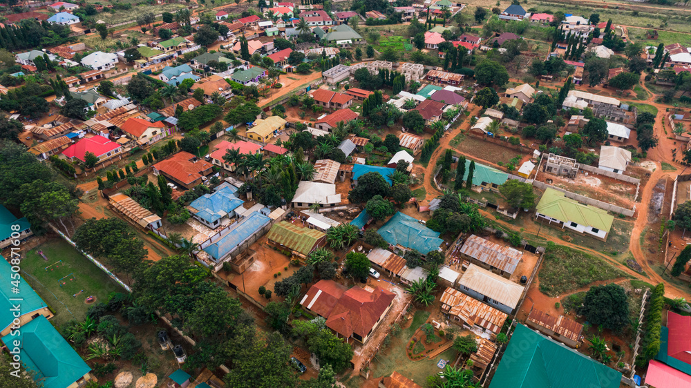 Aerial view of Morogoro town