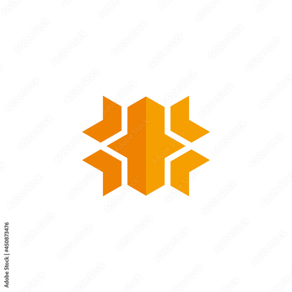 plus medical arrows geometric shadow logo vector plus medical arrows geometric shadow logo vector