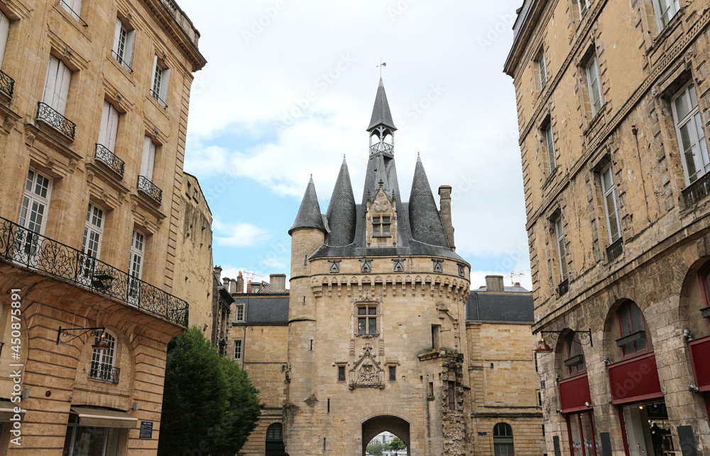 Bordeaux - France - medieval city gate - Porte Cailhau