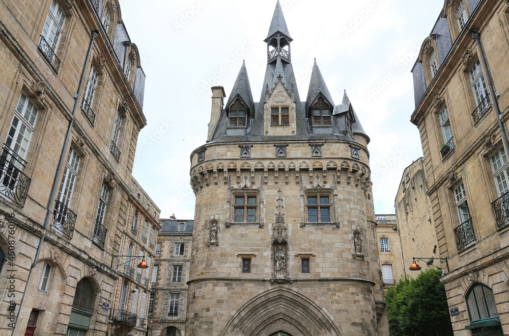 Bordeaux - France - medieval city gate - Porte Cailhau