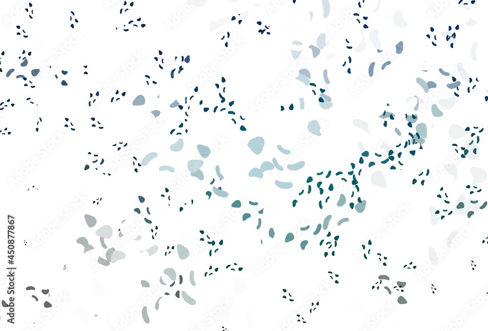 Light blue, green vector background with abstract forms. Light blue, green vector background with abstract forms.