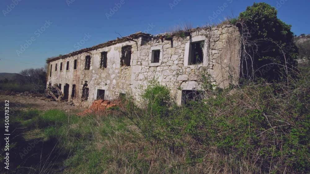 ruins of an old house ruins of an old house