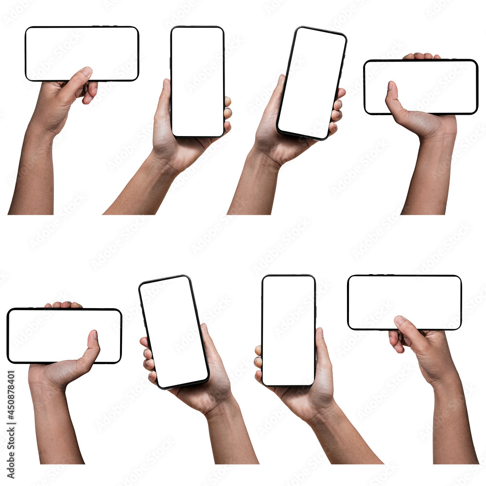 smartphone-similar-to-iphone-12-with-blank-white-screen-for-infographic