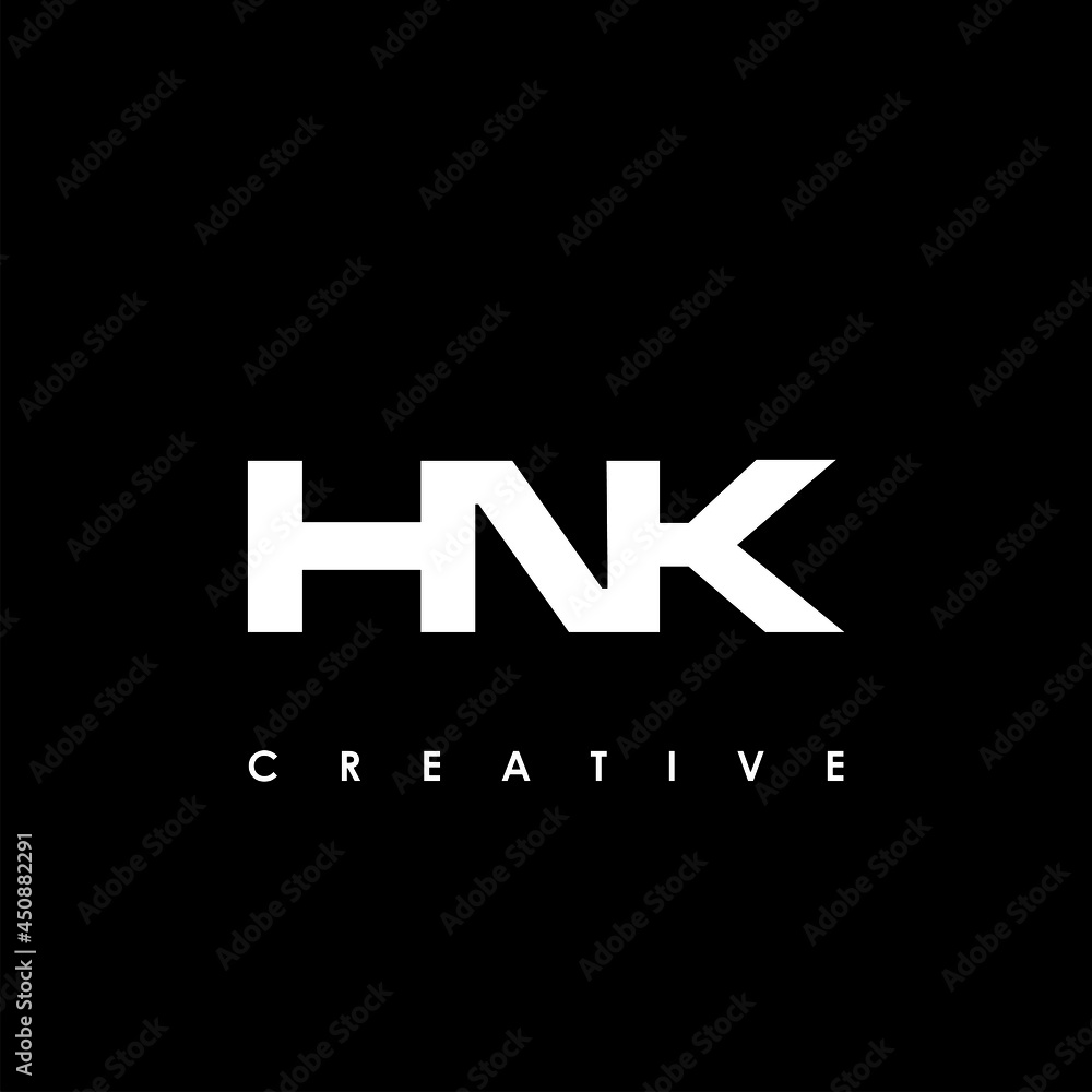 HNK Letter Initial Logo Design Template Vector Illustration HNK Letter Initial Logo Design Template Vector Illustration