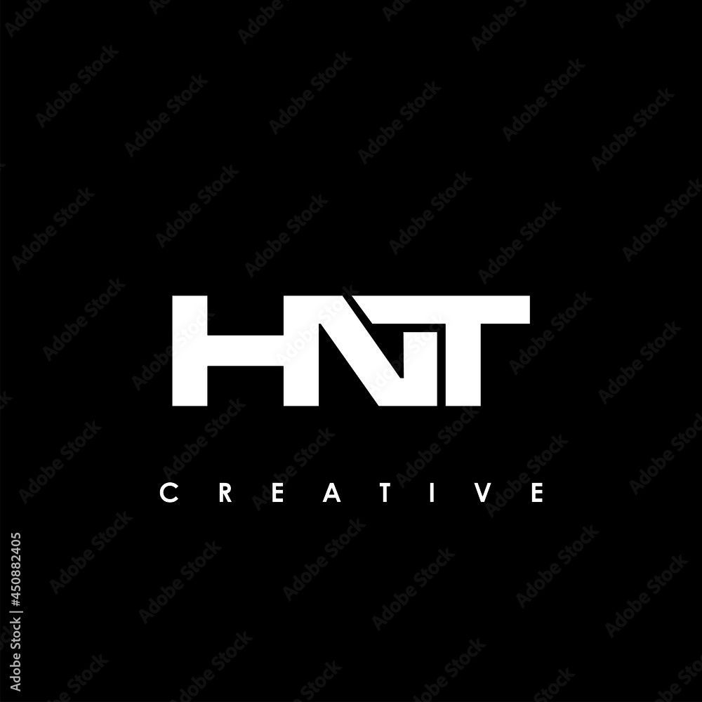 HNT Letter Initial Logo Design Template Vector Illustration